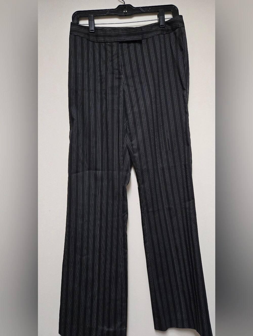 Womens INC International Concepts Black PinstripePants